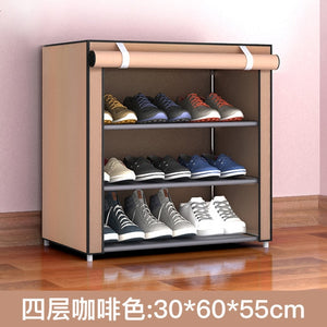 Dustproof Large Size Multi-storey Combination Shoes Rack Shoes Organizer Home Bedroom Dormitory Shoe Racks Shelf Cabinet Home
