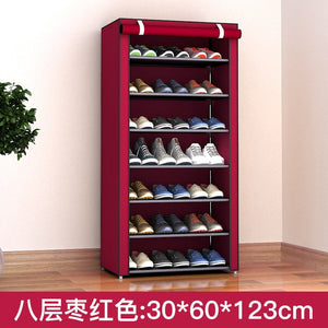 Dustproof Large Size Multi-storey Combination Shoes Rack Shoes Organizer Home Bedroom Dormitory Shoe Racks Shelf Cabinet Home