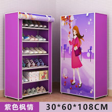 Load image into Gallery viewer, Dustproof Large Size Multi-storey Combination Shoes Rack Shoes Organizer Home Bedroom Dormitory Shoe Racks Shelf Cabinet Home