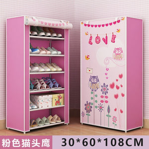 Dustproof Large Size Multi-storey Combination Shoes Rack Shoes Organizer Home Bedroom Dormitory Shoe Racks Shelf Cabinet Home