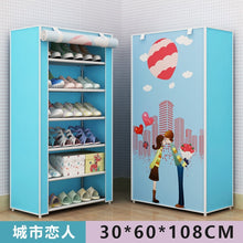 Load image into Gallery viewer, Dustproof Large Size Multi-storey Combination Shoes Rack Shoes Organizer Home Bedroom Dormitory Shoe Racks Shelf Cabinet Home