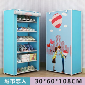 Dustproof Large Size Multi-storey Combination Shoes Rack Shoes Organizer Home Bedroom Dormitory Shoe Racks Shelf Cabinet Home