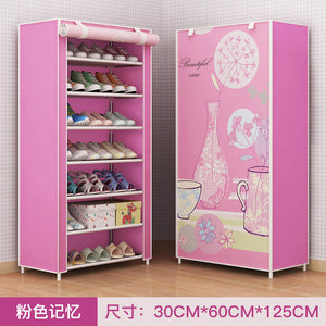 Dustproof Large Size Multi-storey Combination Shoes Rack Shoes Organizer Home Bedroom Dormitory Shoe Racks Shelf Cabinet Home