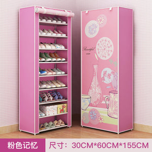 Dustproof Large Size Multi-storey Combination Shoes Rack Shoes Organizer Home Bedroom Dormitory Shoe Racks Shelf Cabinet Home