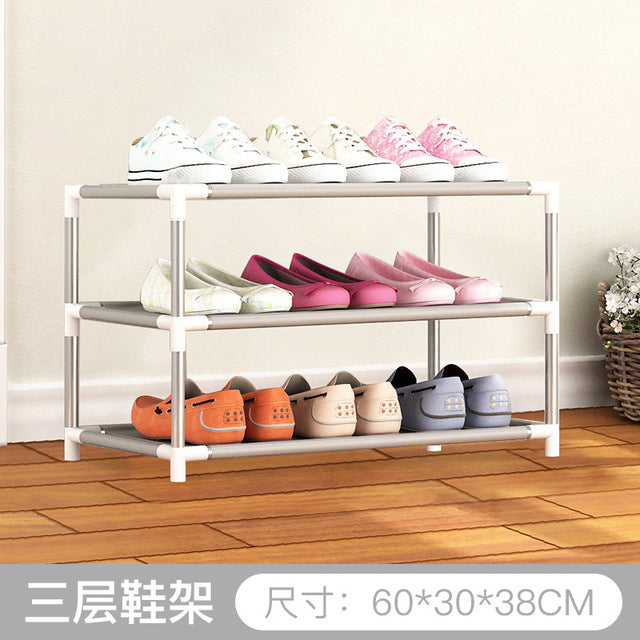 Dustproof Large Size Multi-storey Combination Shoes Rack Shoes Organizer Home Bedroom Dormitory Shoe Racks Shelf Cabinet Home