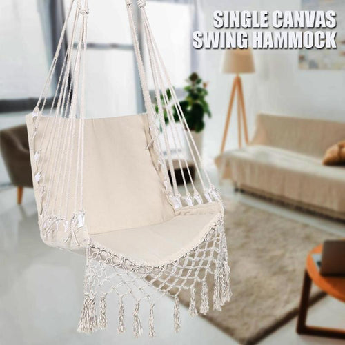 Nordic Style Hammock Safety Hanging Hammock Chair Swing Rope Outdoor Indoor Hanging Chair Garden Seat For Child Adult